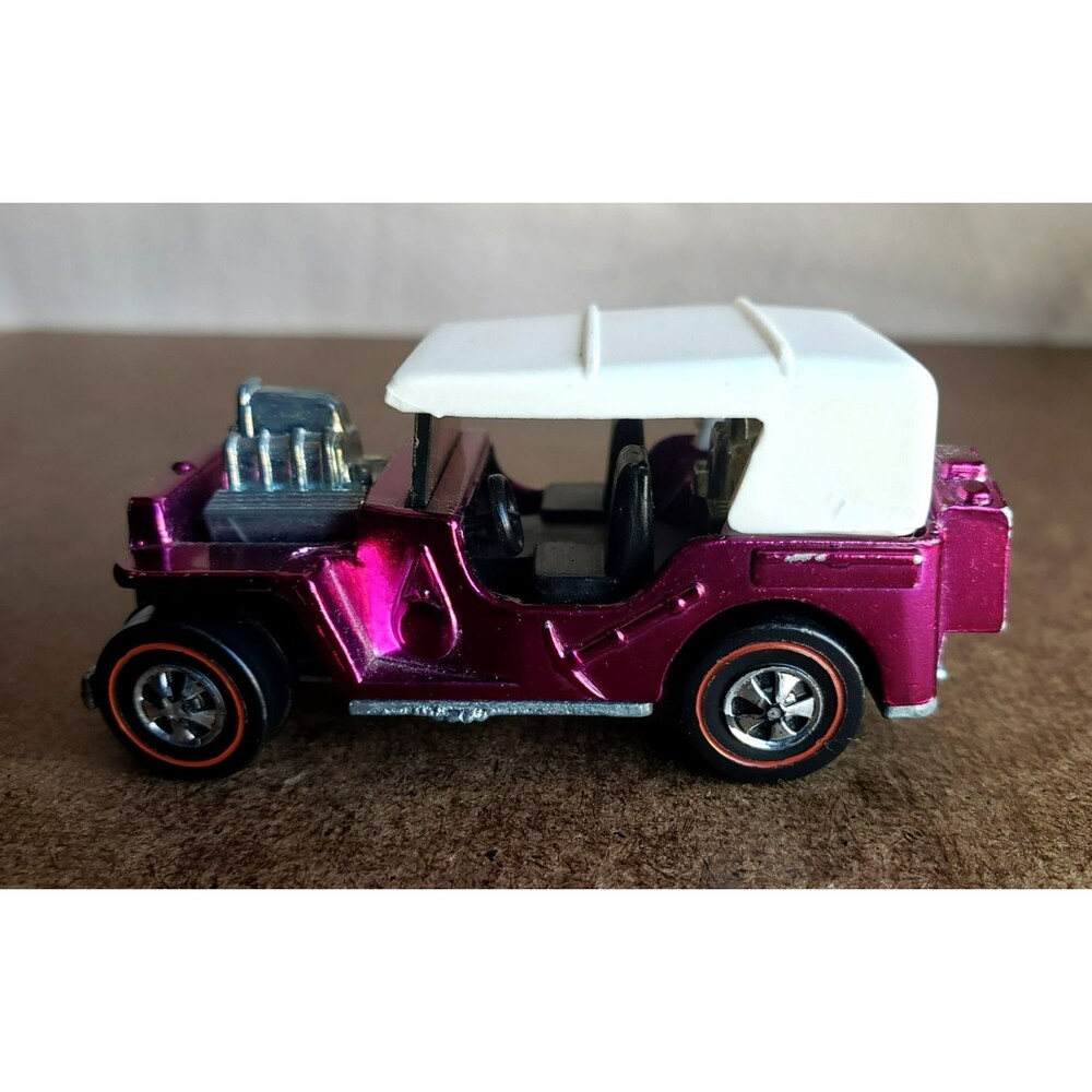 VTG 1971 Hot Wheel GRASS HOPPER Spectraflame Magenta ZAMAC 1:64 REDLINE 6461 USA